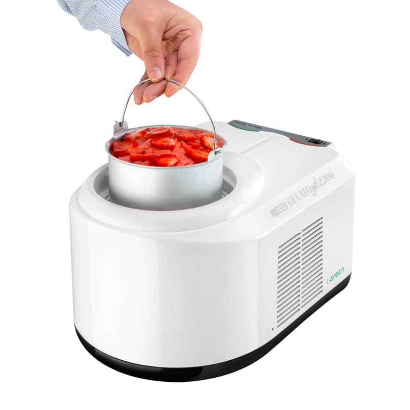 ITALIAN ICE CREAM MACHINE GELATO CHEF 2200 i Green